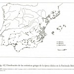 Distritución de las cerámicas griegas en la Península Ibérica