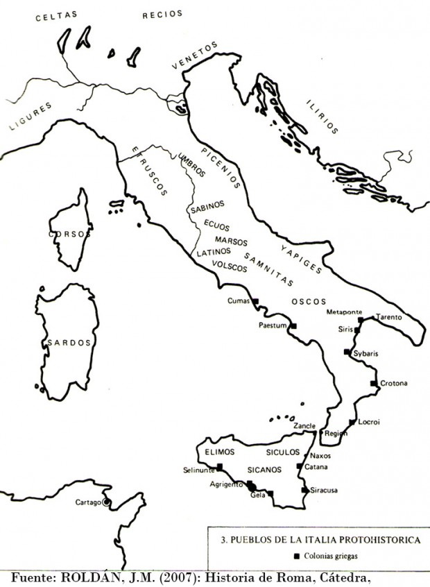 Pueblos de la Italia protohistórica