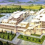 Reconstrucción palacio de Cnossos